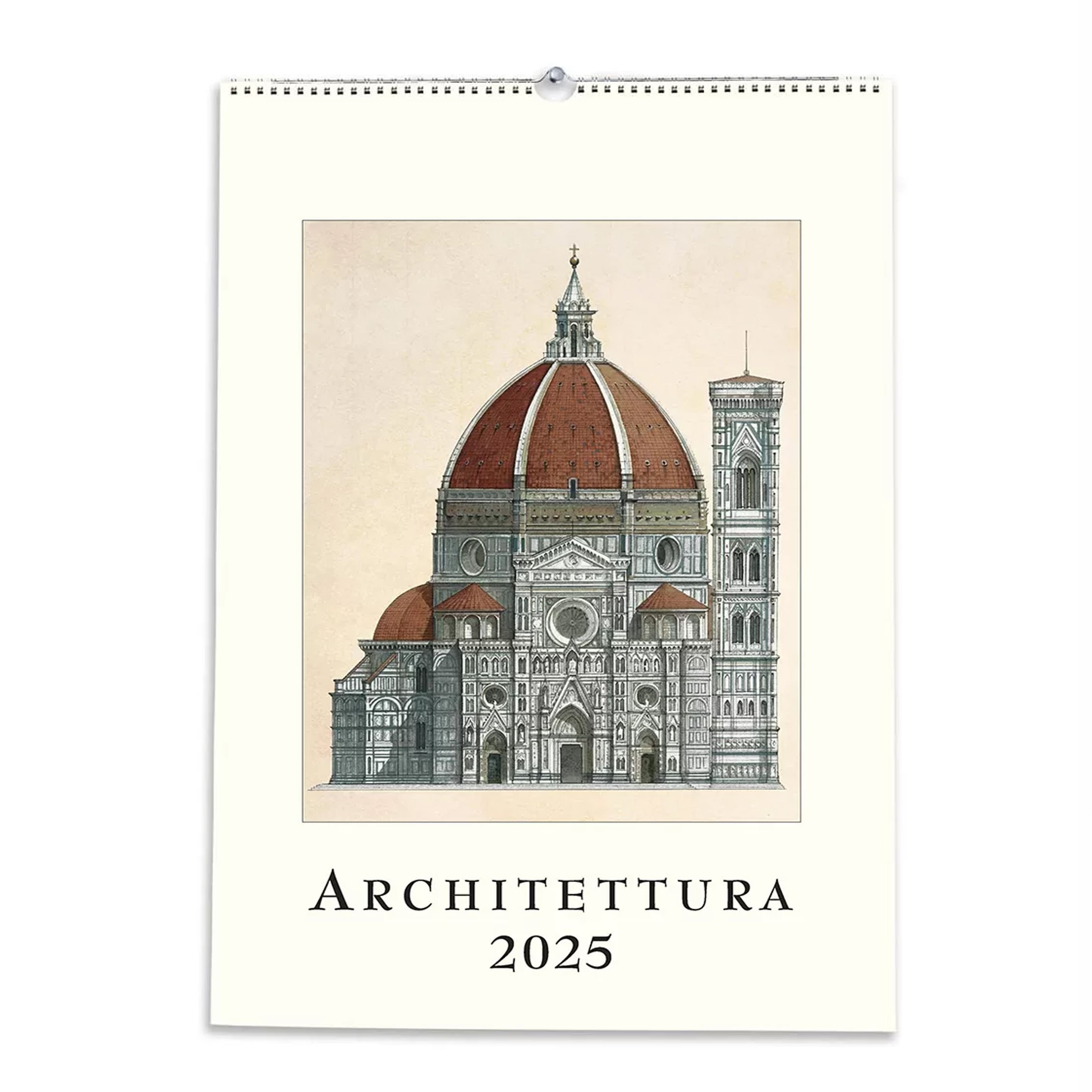 2025 Wall Calendar | Medium | Architettura Italiana | Istituto Fotocromo Italiano