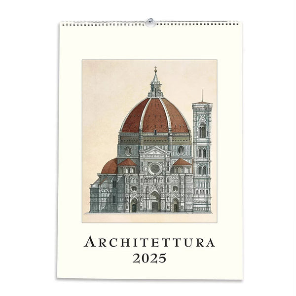 2025 Wall Calendar | Medium | Architettura Italiana | Istituto Fotocromo Italiano