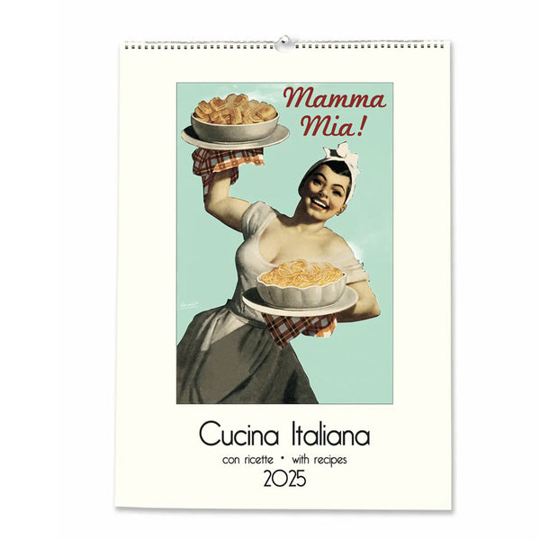 2025 Wall Calendar | Medium | Cucina Italiana | Istituto Fotocromo Italiano