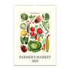 2025 Wall Calendar | Farmer's Market | Cavallini & Co.