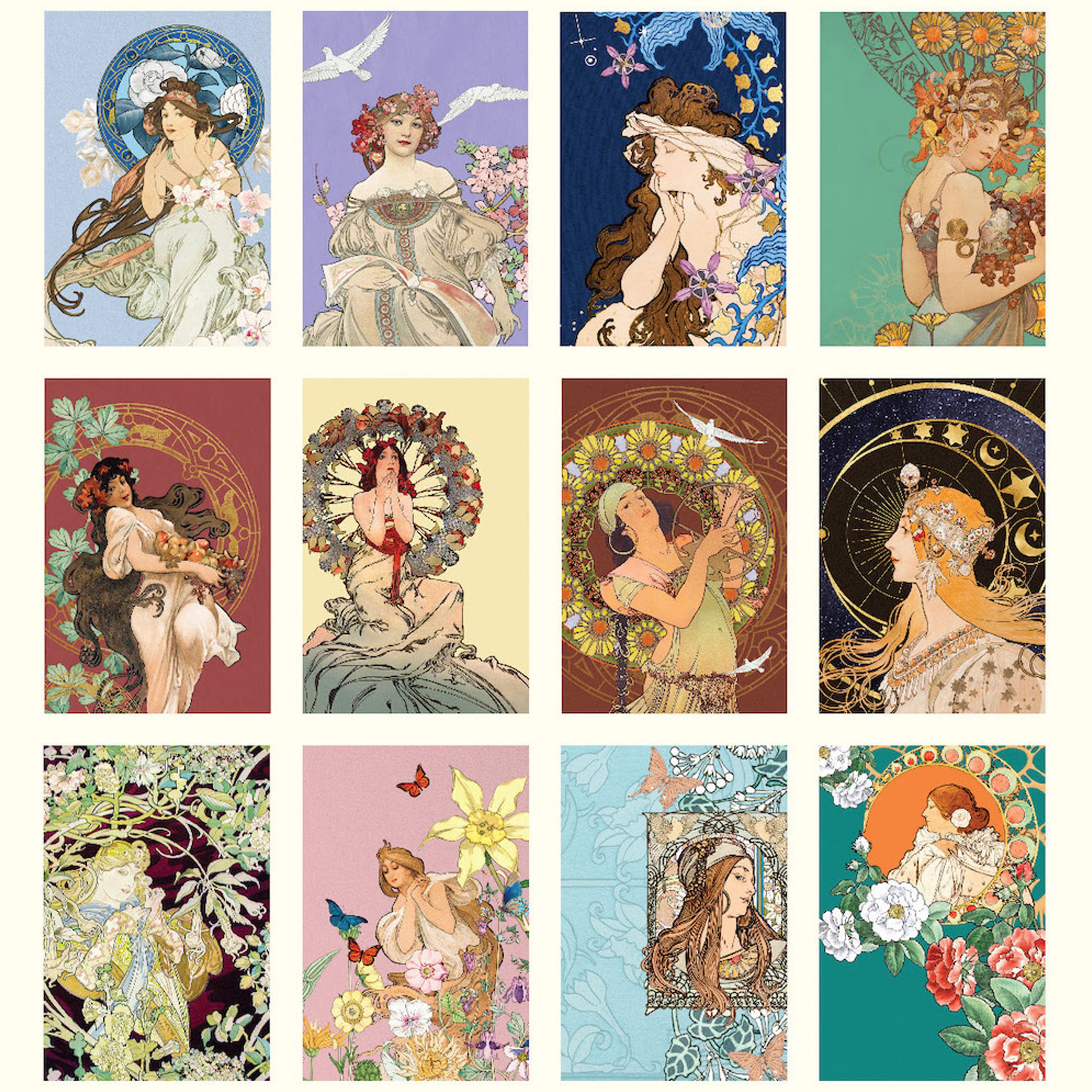 2025 Desk Calendar | Alphonse Mucha | Hello Sunday