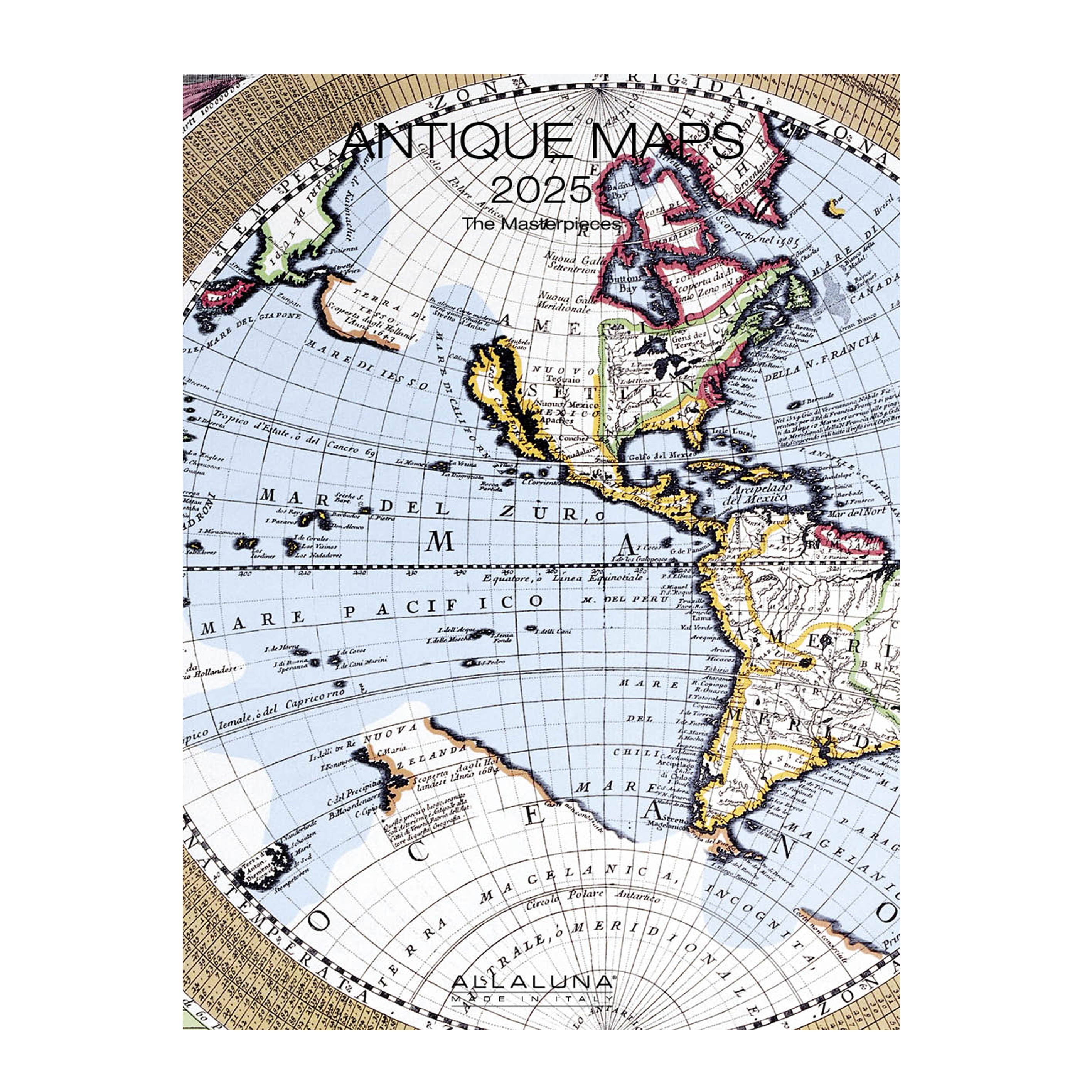 2025 Desk Calendar | Antique Maps | Allaluna