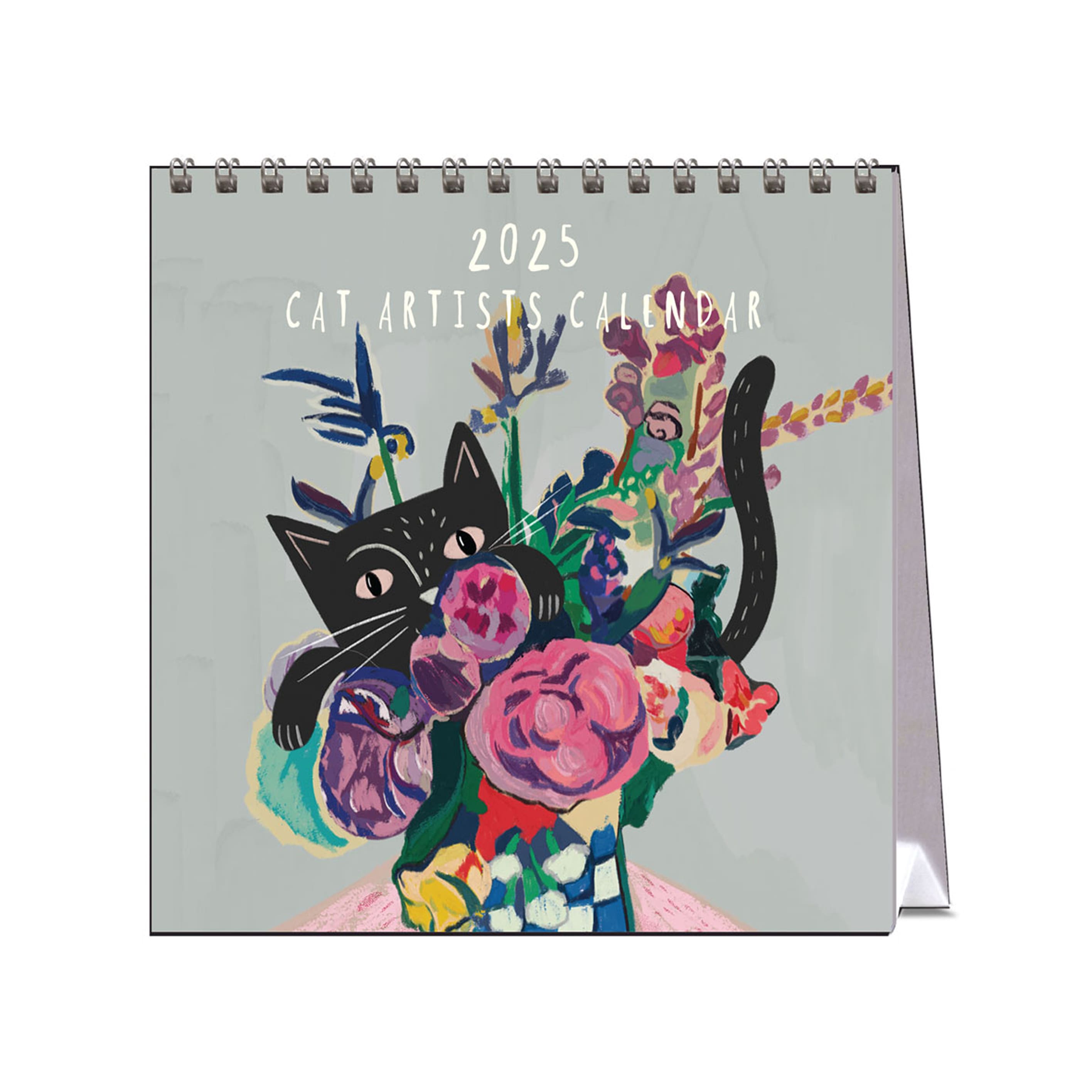 2025 Desk Calendar | Cat Artists | Hello Sunday