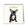 2025 Desk Calendar | Dog Drawings | Hello Sunday