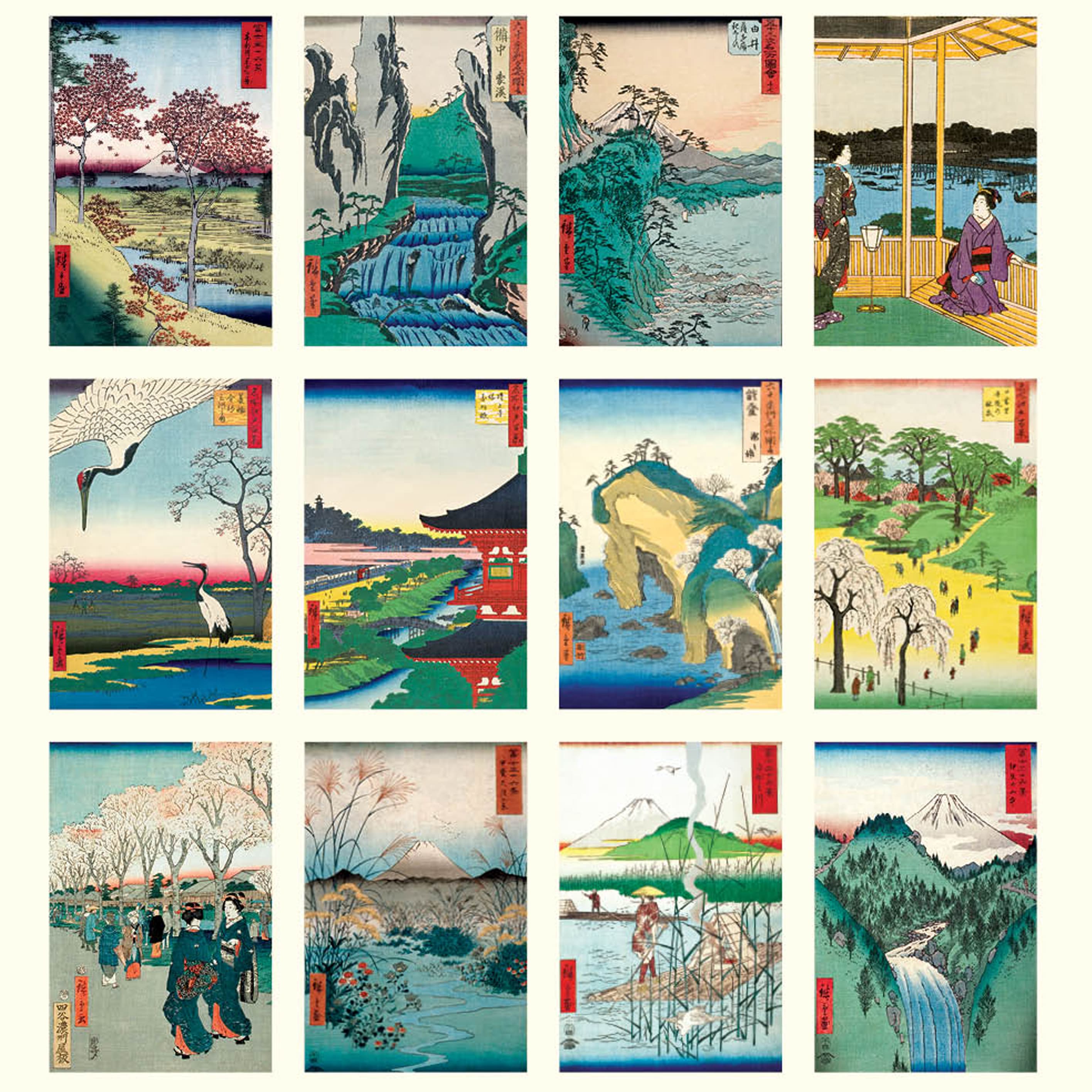 2025 Desk Calendar | Hiroshige | Hello Sunday