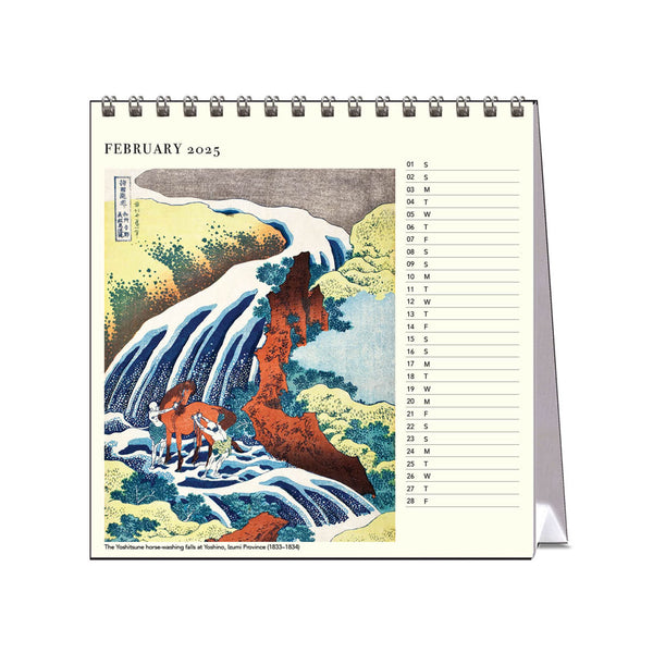 2025 Desk Calendar | Hokusai | Hello Sunday