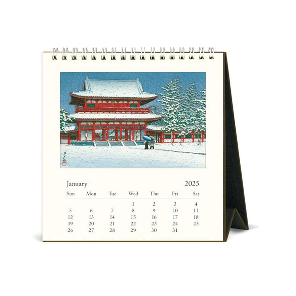 2025 Desk Calendar | Japanese Woodblocks | Cavallini & Co.