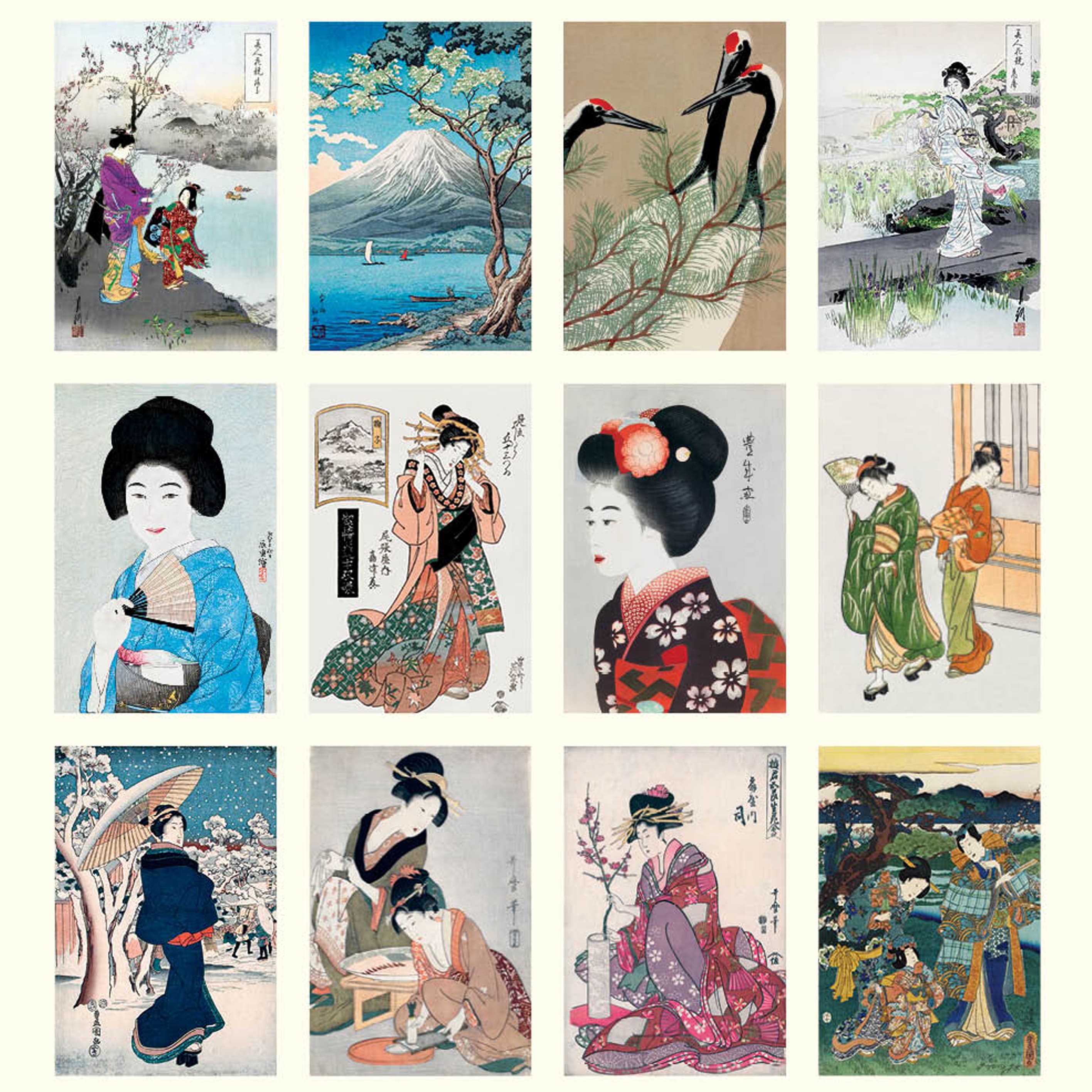 2025 Desk Calendar | Japanese Woodblock Prints | Hello Sunday