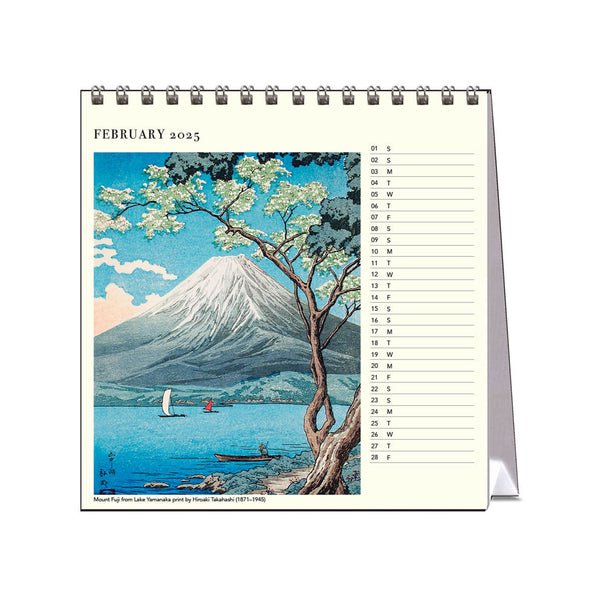 2025 Desk Calendar | Japanese Woodblock Prints | Hello Sunday