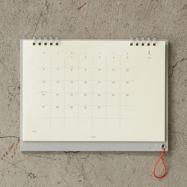 2025 Desk Calendar | Single Monthly | MD Paper | Midori