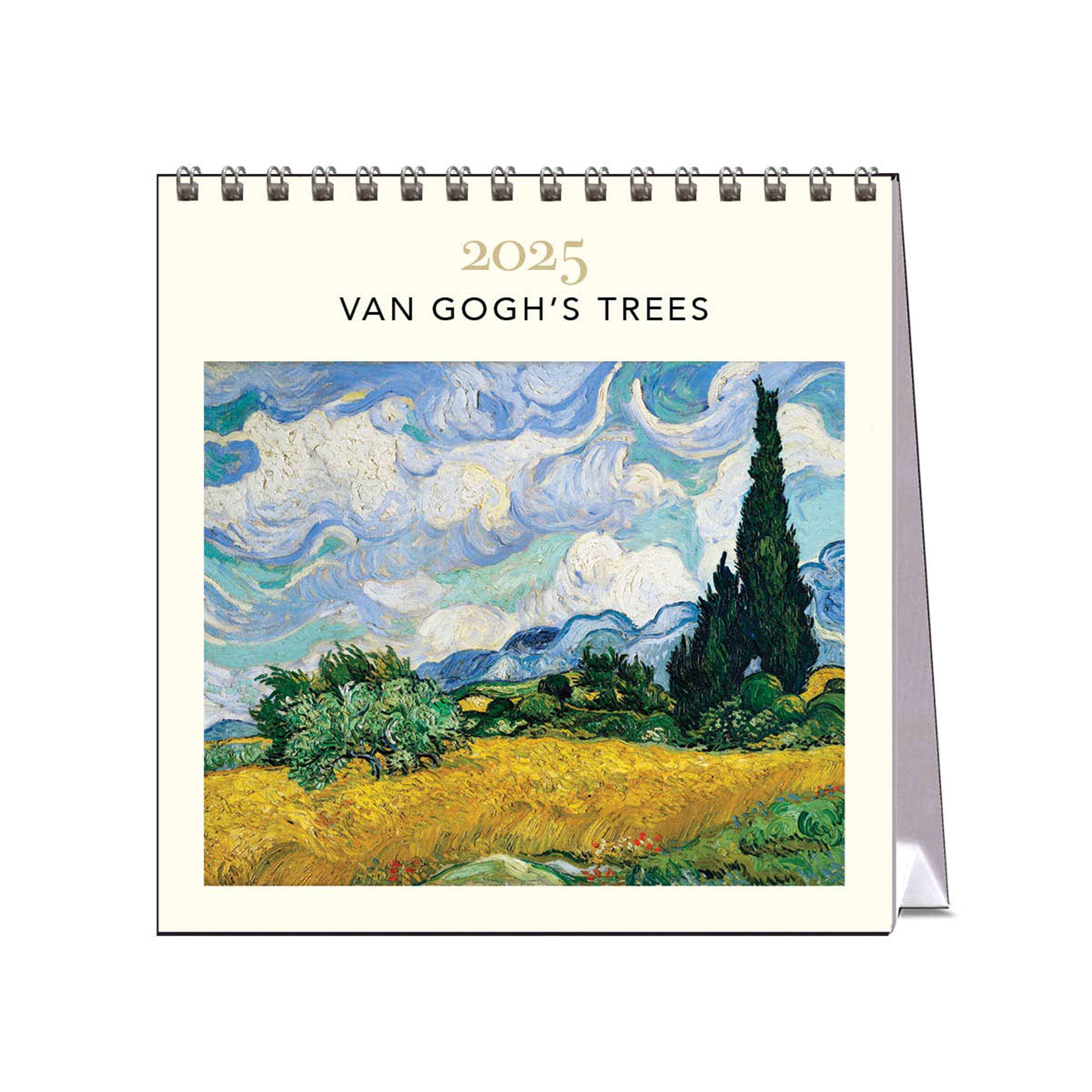 2025 Desk Calendar | Van Gogh's Trees | Hello Sunday