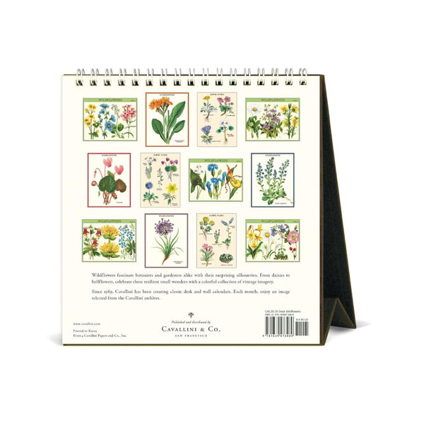 2025 Desk Calendar | Wildflowers | Cavallini & Co.