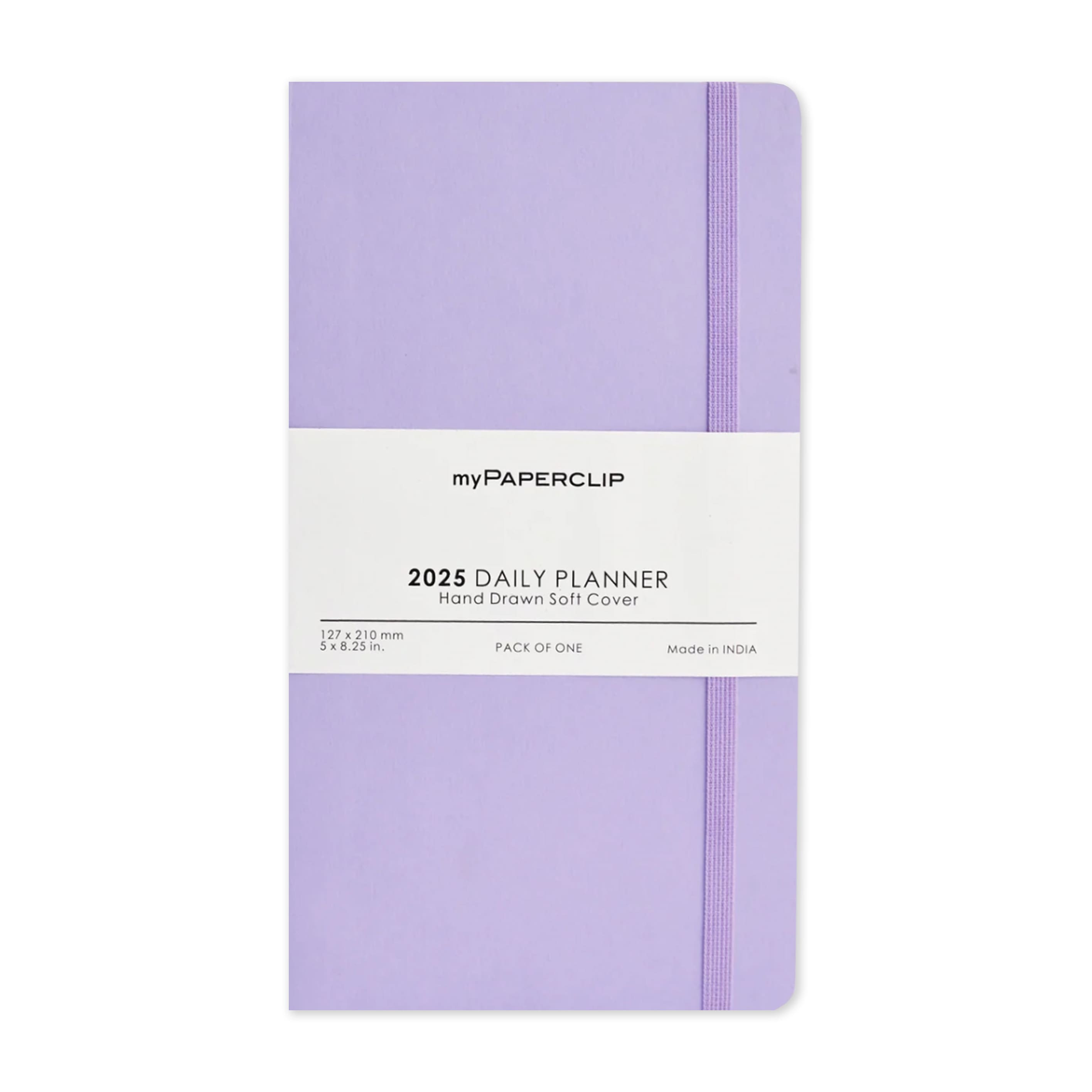 2025 Planner | Daily | Hand Drawn Soft Cover | Lilac | myPaperclip