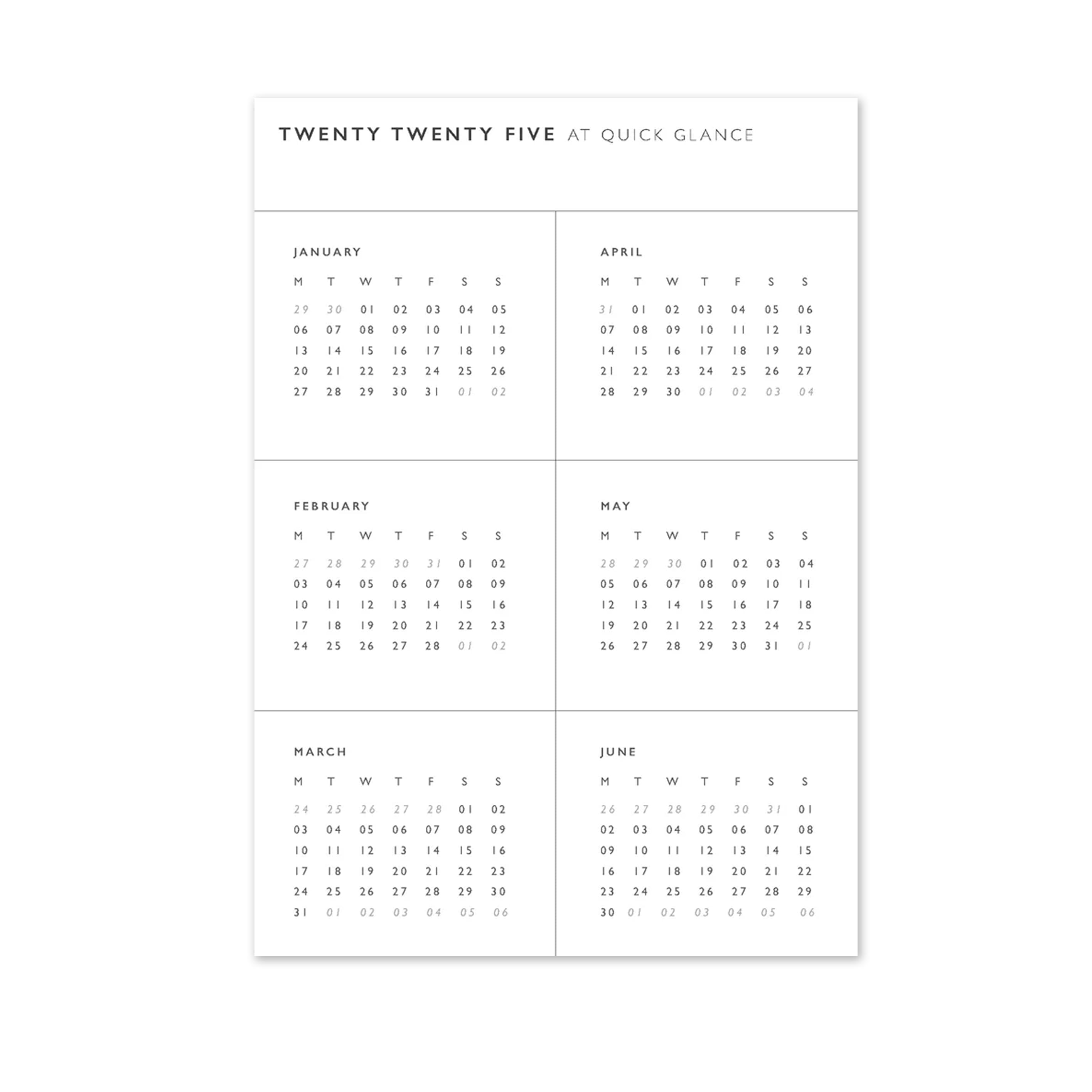 2025 Planner | Weekly | A6 | Sky | Write To Me