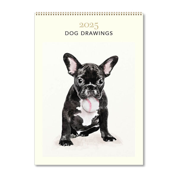 2025 Wall Calendar | Dog Drawings | Hello Sunday