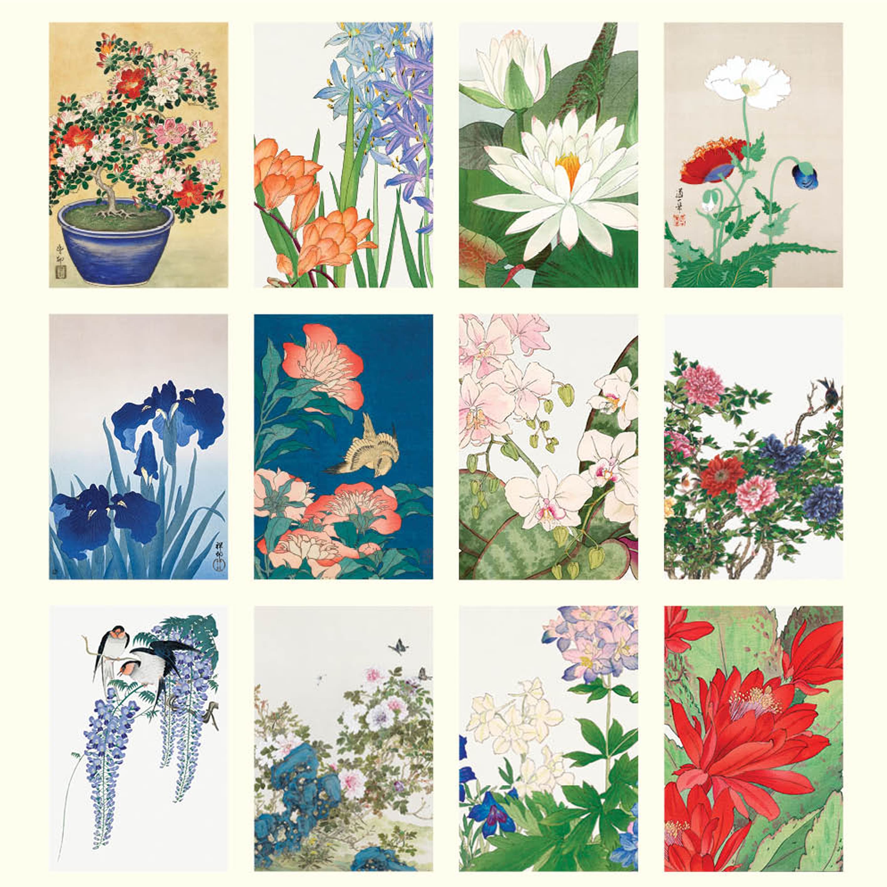 2025 Wall Calendar | Japanese Flowers | Hello Sunday