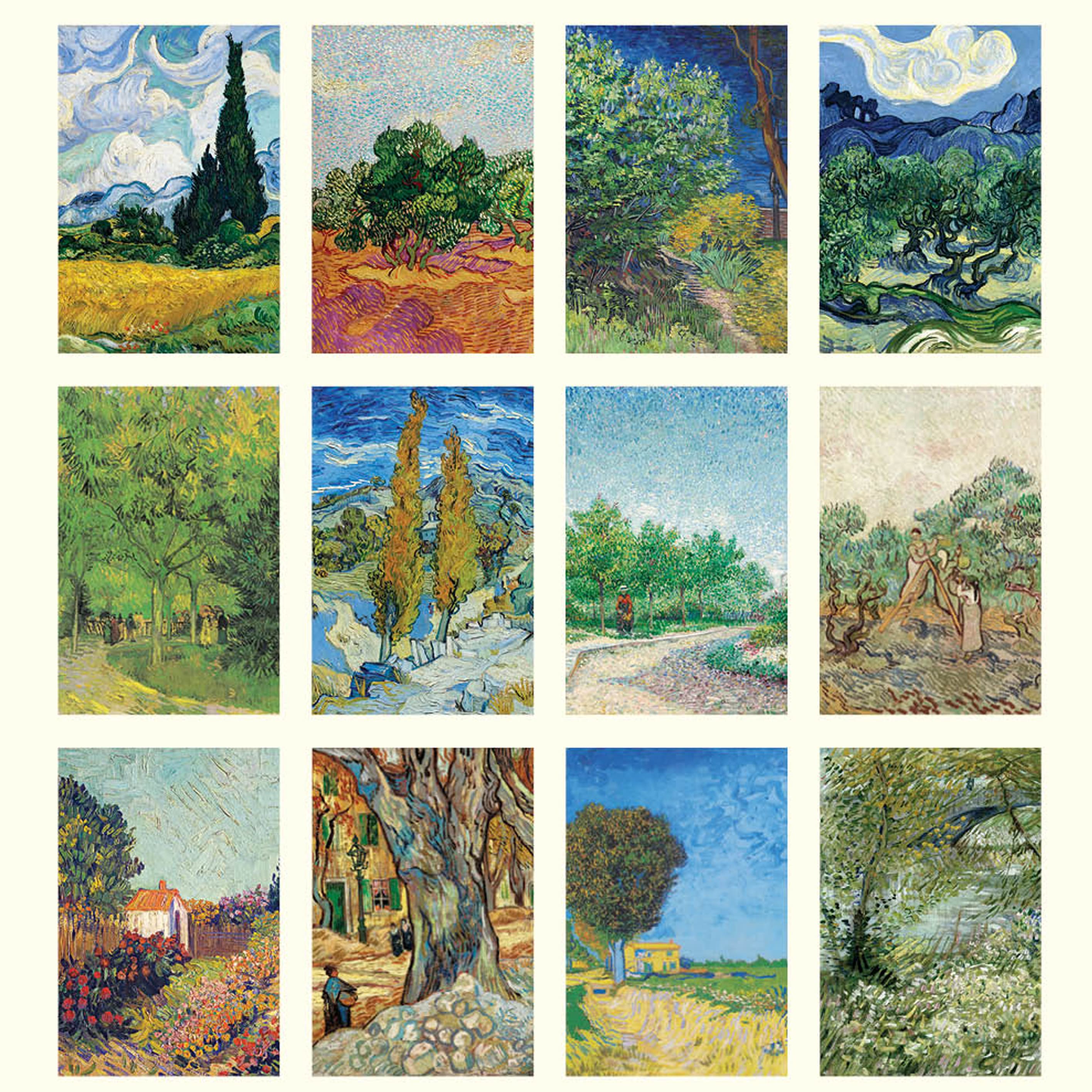 2025 Wall Calendar | Van Gogh's Trees | Hello Sunday