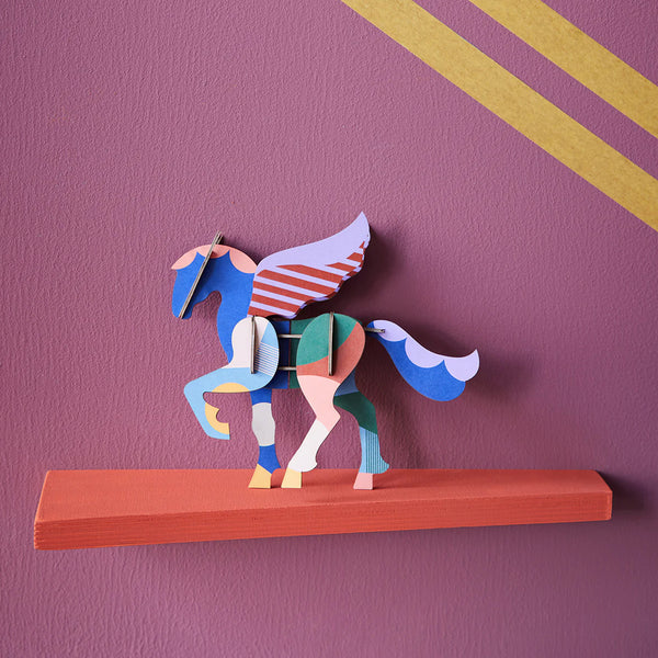 3D Cardboard Model Kit | Creative Play | B6 | Unicorns | Pegasus | Studio Roof