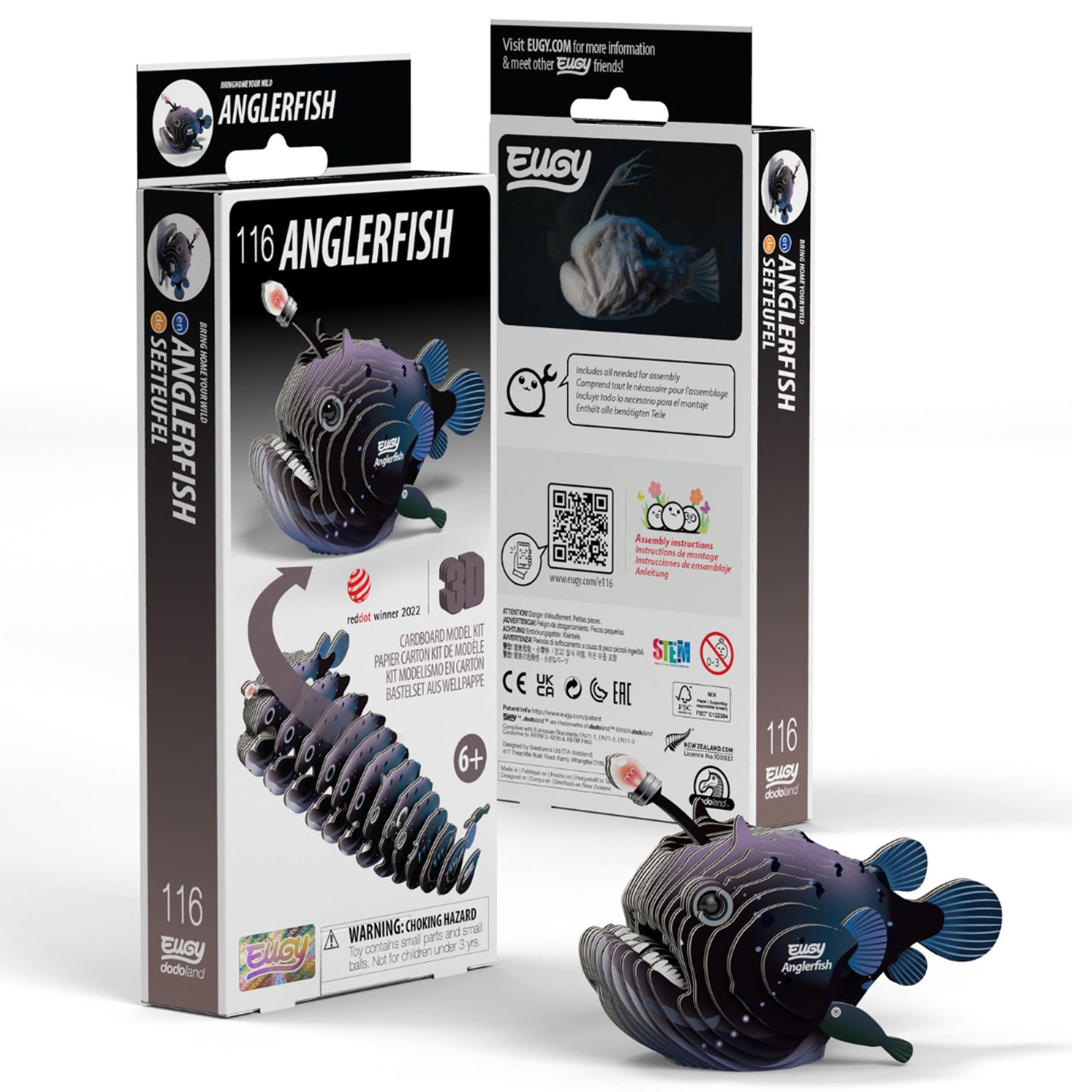 3D Cardboard Model Kit | Anglefish | Eugy