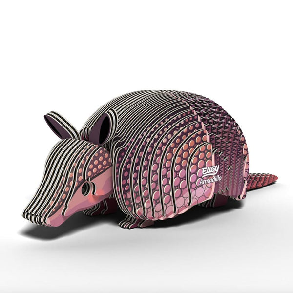 3D Cardboard Model Kit | Armadillo | Eugy