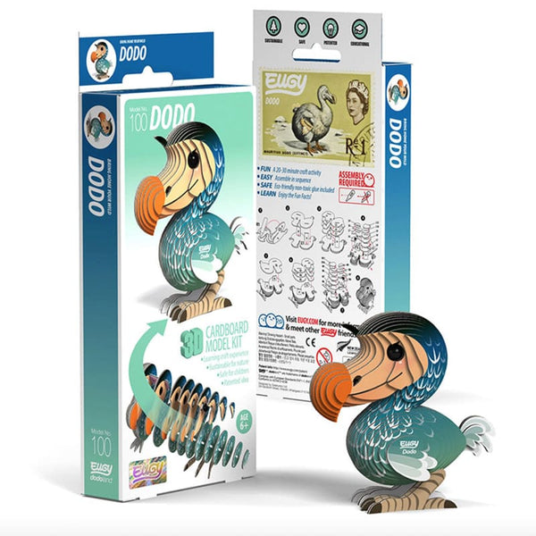 3D Cardboard Model Kit | Dodo  | Eugy