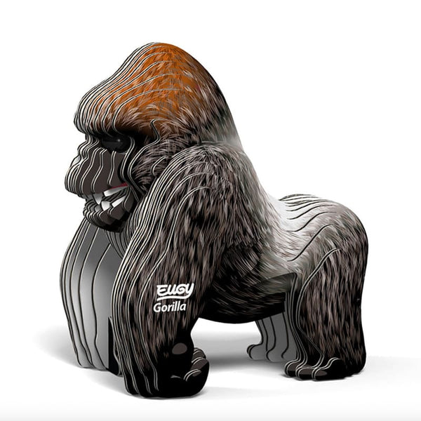 3D Cardboard Model Kit | Gorilla | Eugy