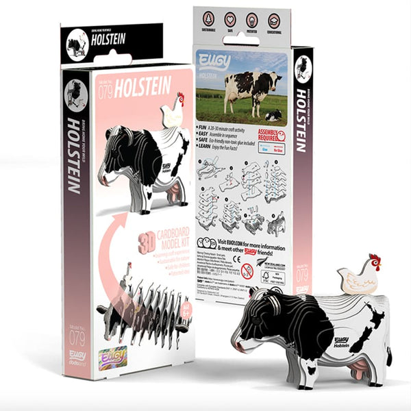 3D Cardboard Model Kit | Holstein Friesian | Eugy