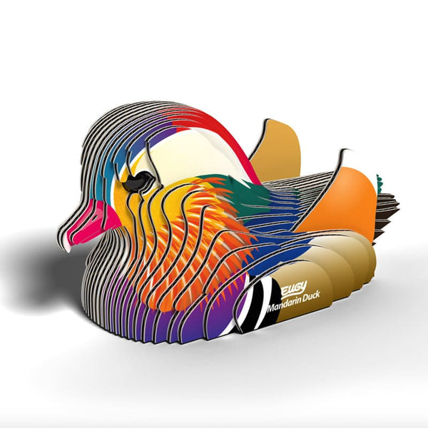 3D Cardboard Model Kit | Mandarin Duck | Eugy