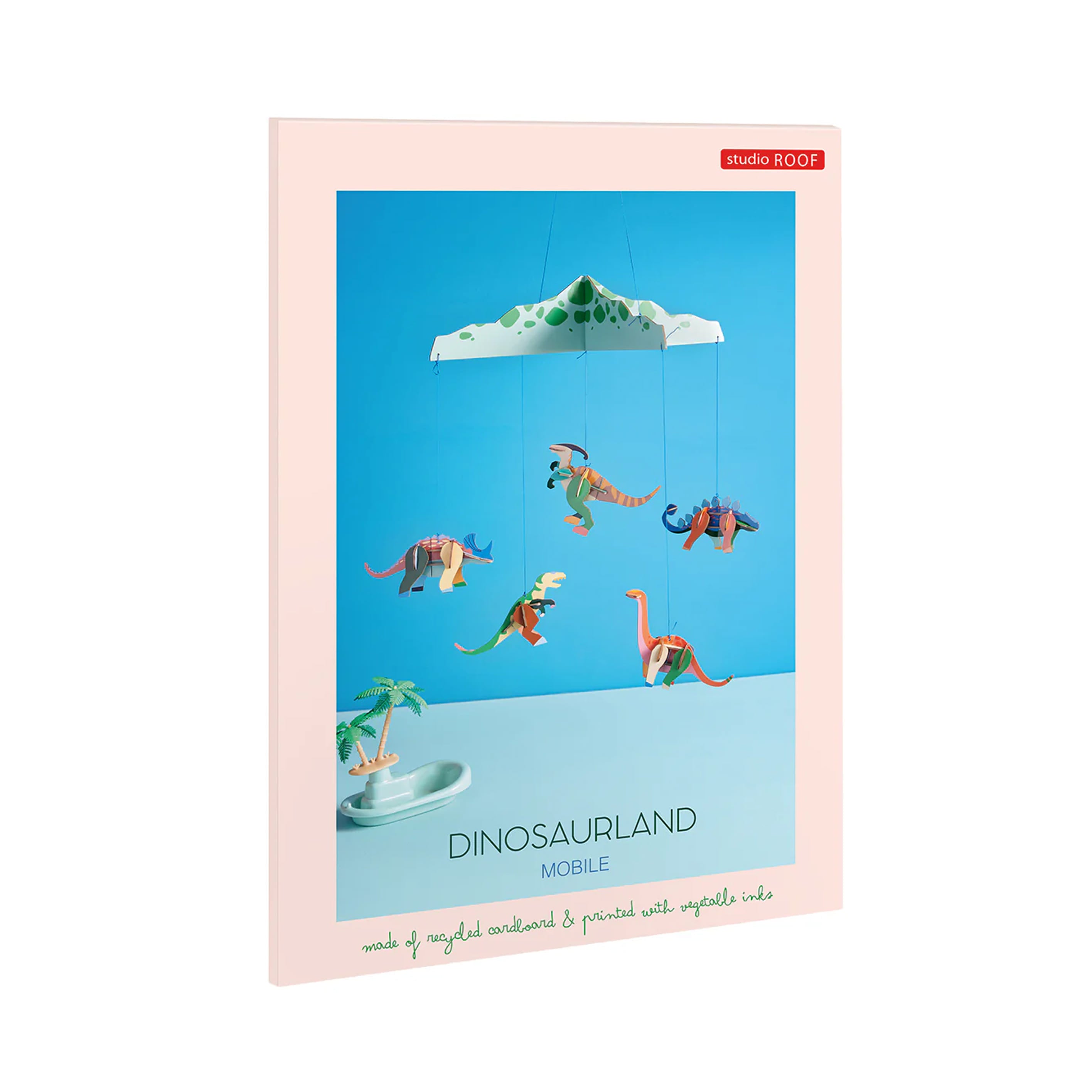 3D Cardboard Model Kit | Mobils | Dinosaurland | Studio Roof