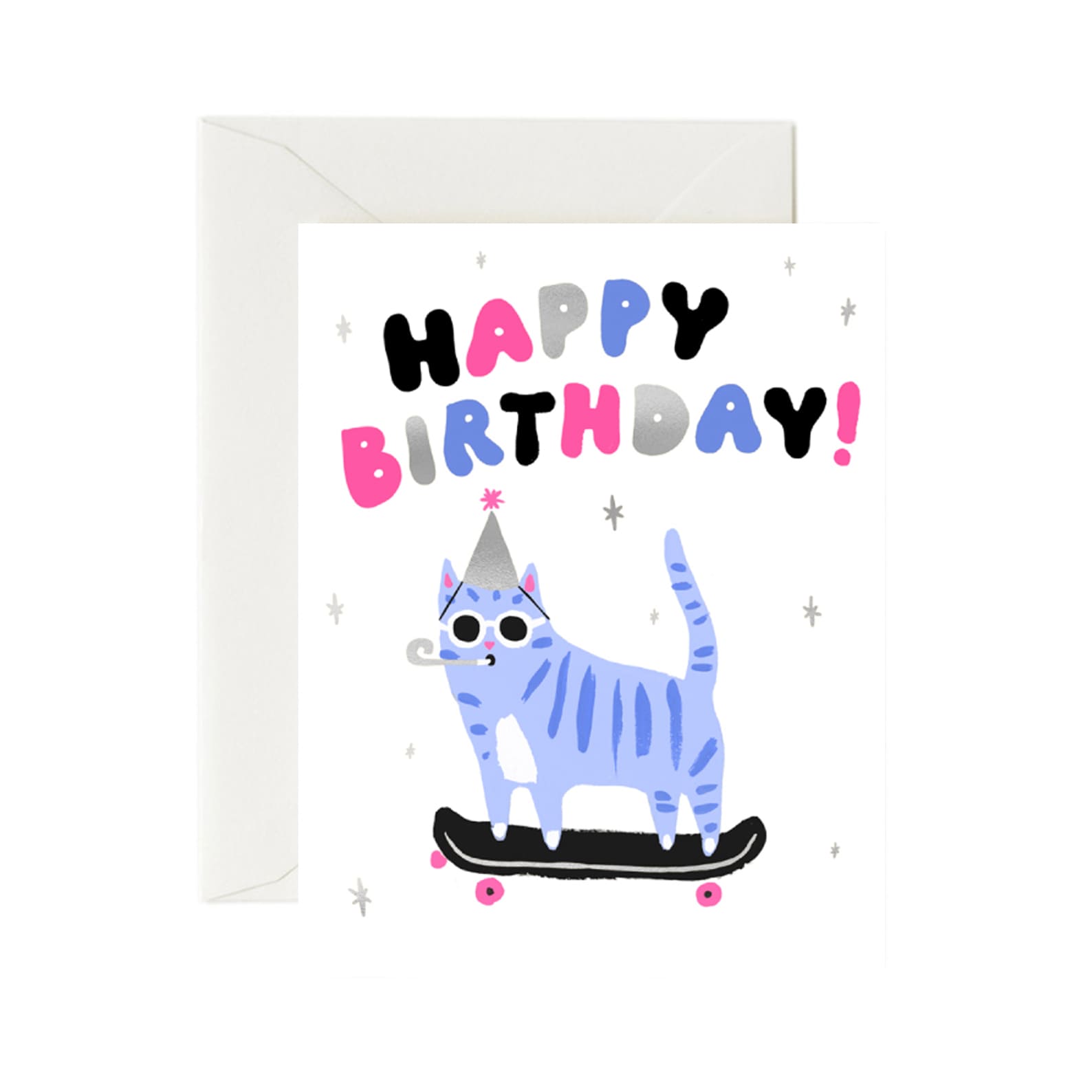 Birthday Card | Skater Cat | Idlewild Co.