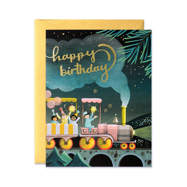 Birthday Card | Train | Joojoo Paper