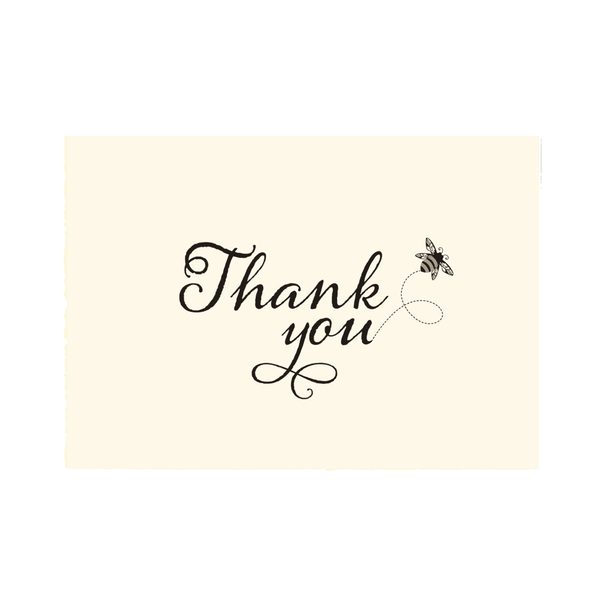 Thank You Card | Boxed Set | Thank You | Bumble Bee | Peter Pauper Press