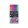 Brush Pen | Koi Colouring Brush Pen Set | Set of 6 | Flowers | Sakura