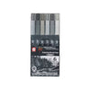 Brush Pen | Koi Colouring Brush Pen Set | Set of 6 | Grey | Sakura