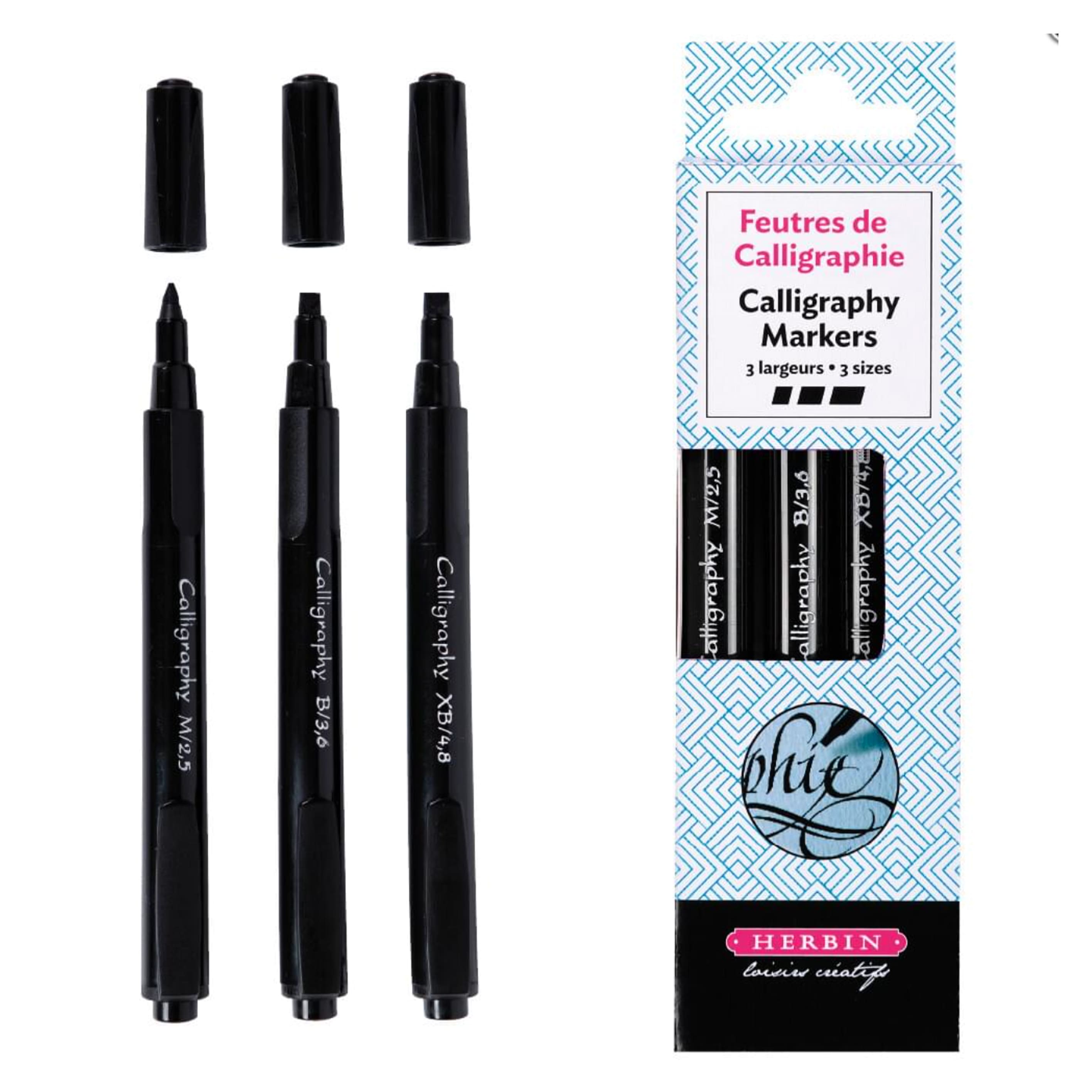 Calligraphy Pen | Felt tip Calligraphy Marker Set | Herbin