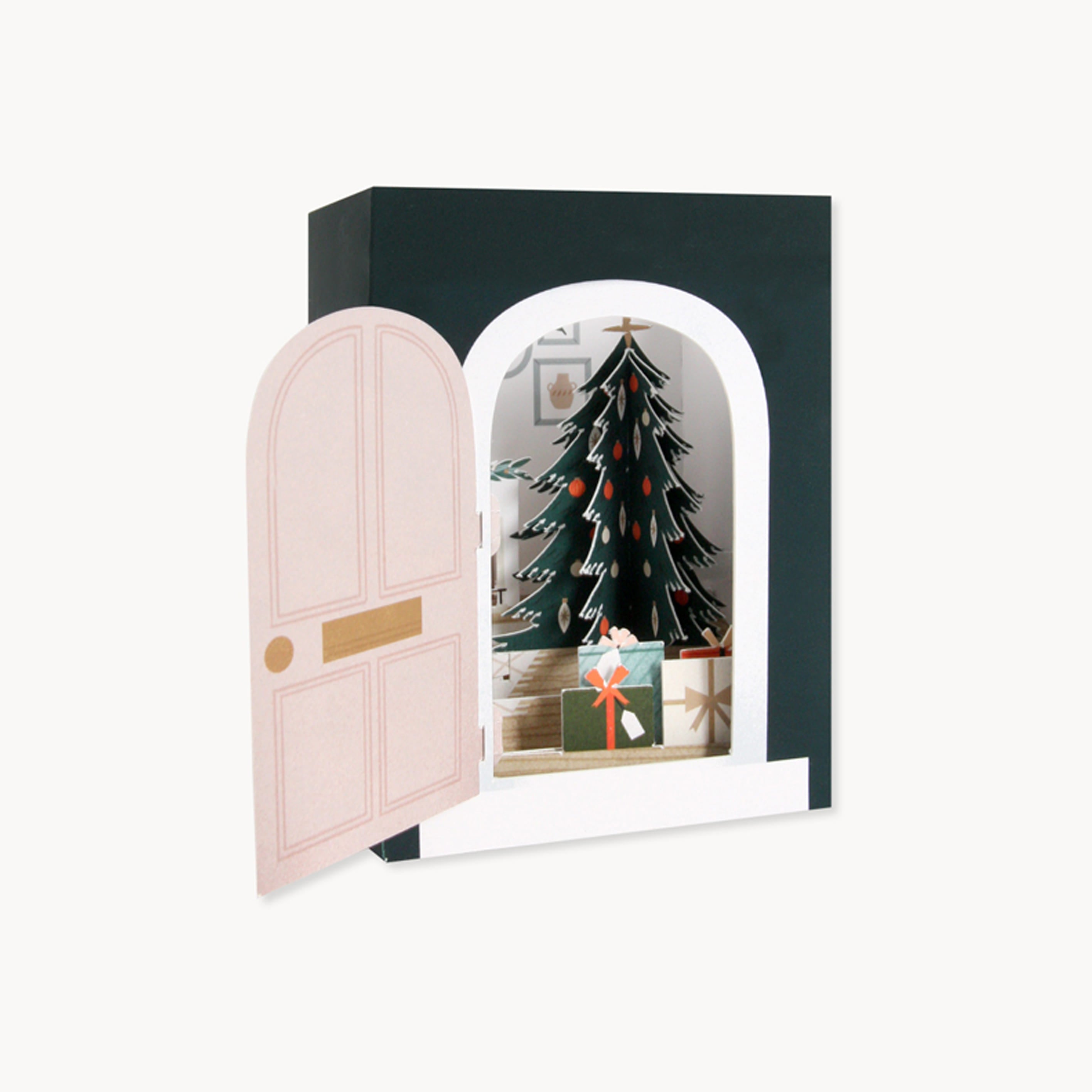 Christmas Card | 3D Pop Up Card | Christmas Room | UWP Luxe