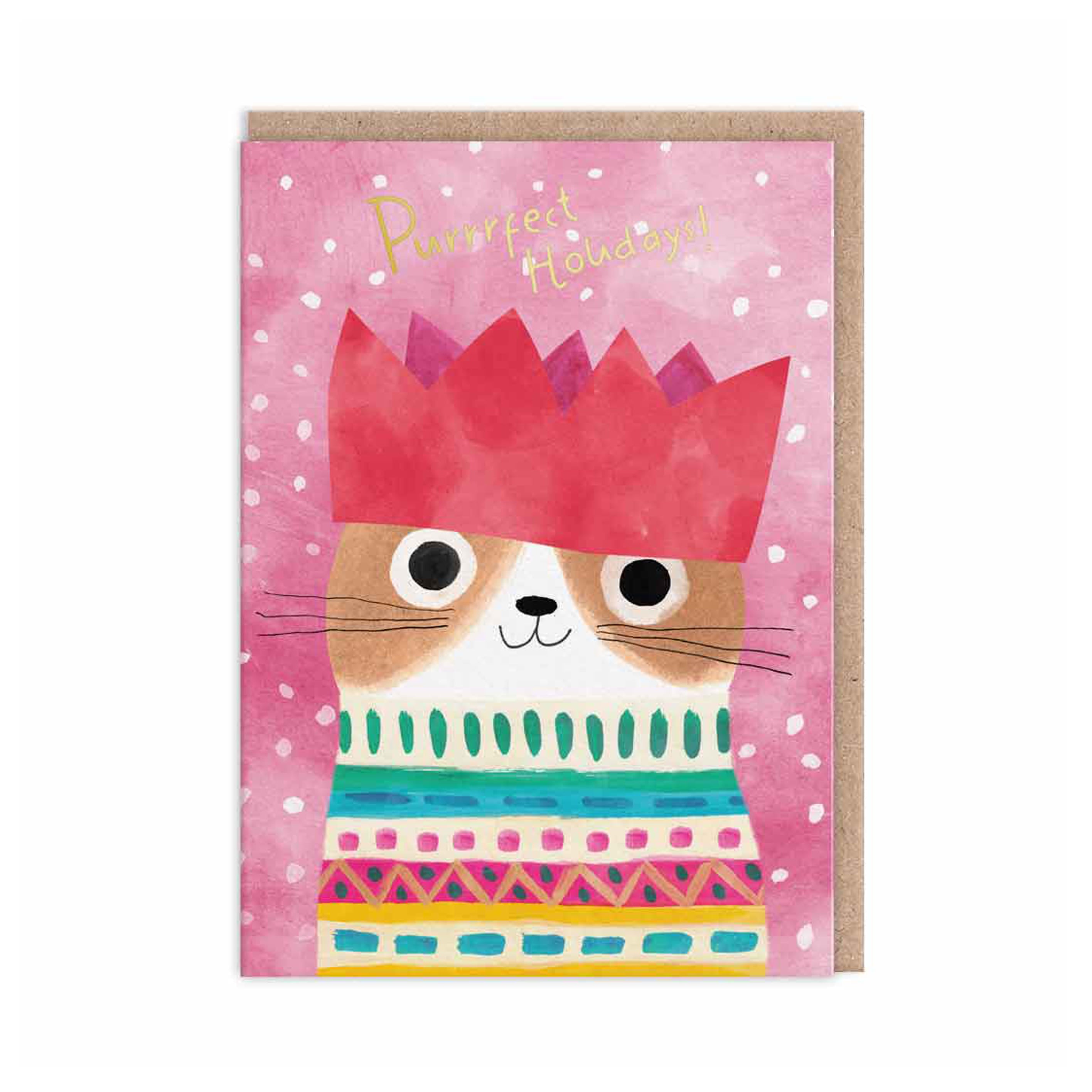 Christmas Card | Crown Cat | Ohh Deer