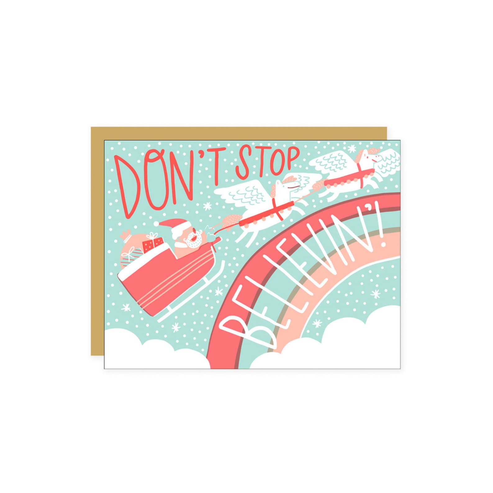 Christmas Card | Don't Stop Believin'! | Hello!Lucky