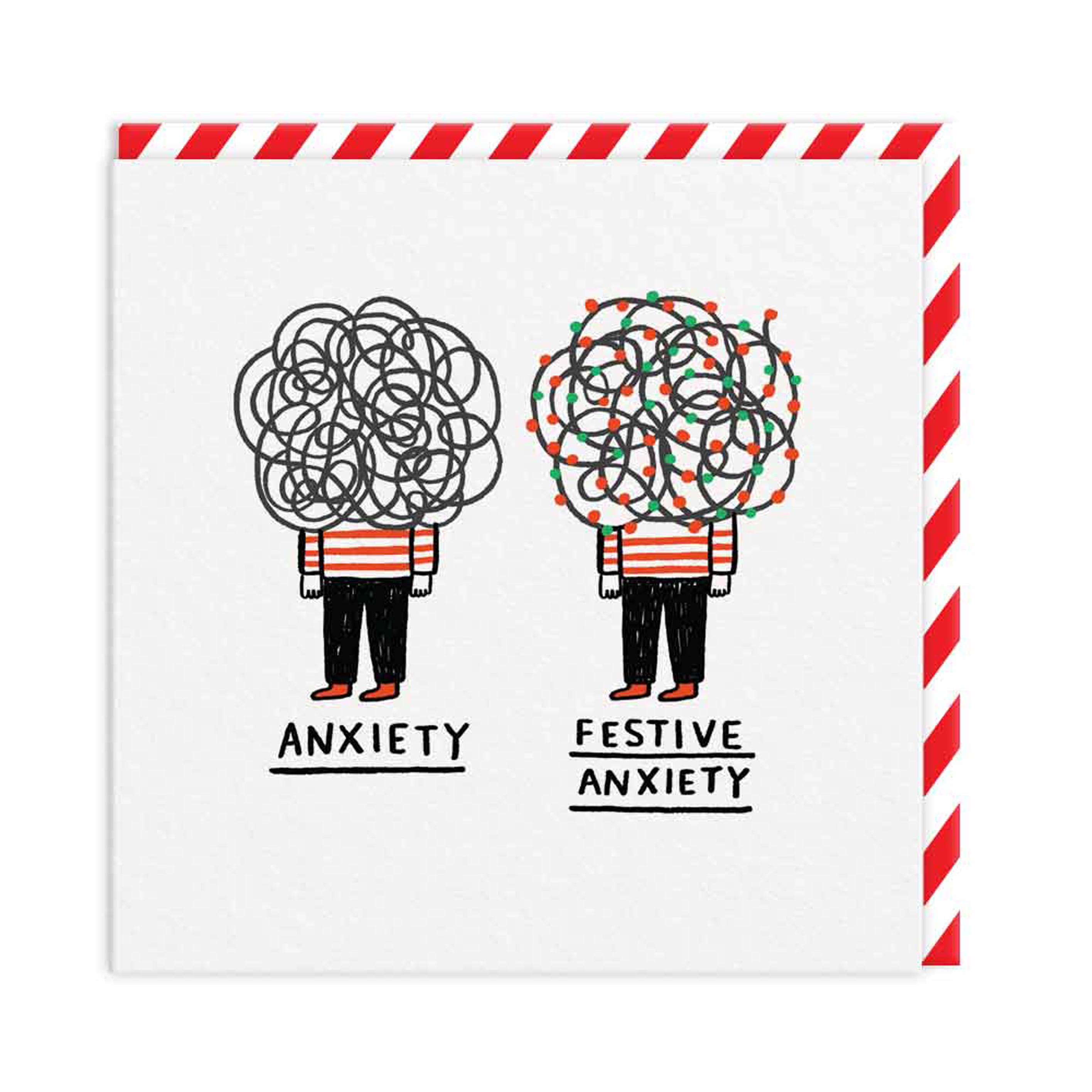 Christmas Card | Festive Anxiety | Ohh Deer