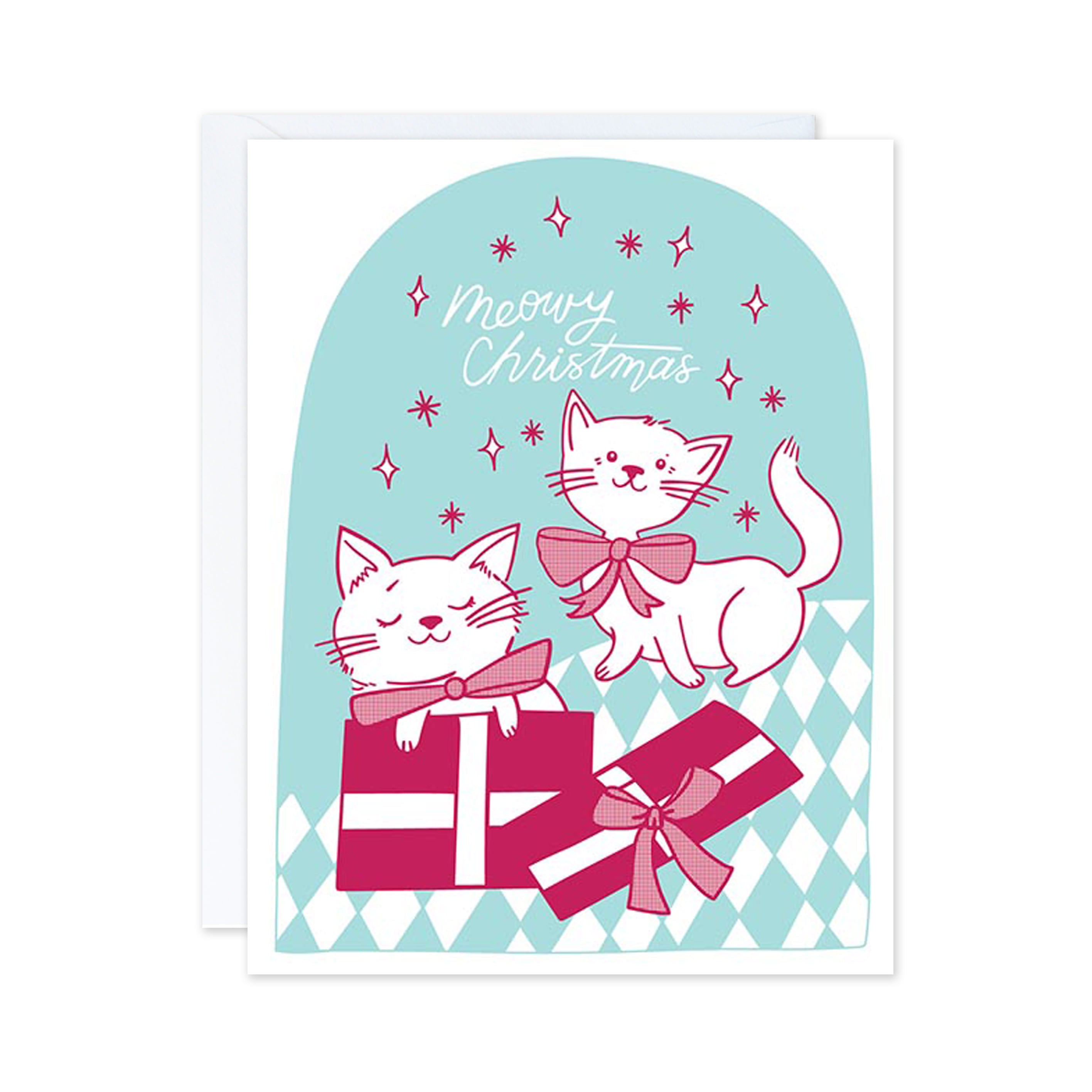 Christmas Card | Meowy Christmas | The Good Twin