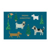 Christmas Card | Pack of 8 | Merry Christmas Shaggy Dogs | Roger la Borde