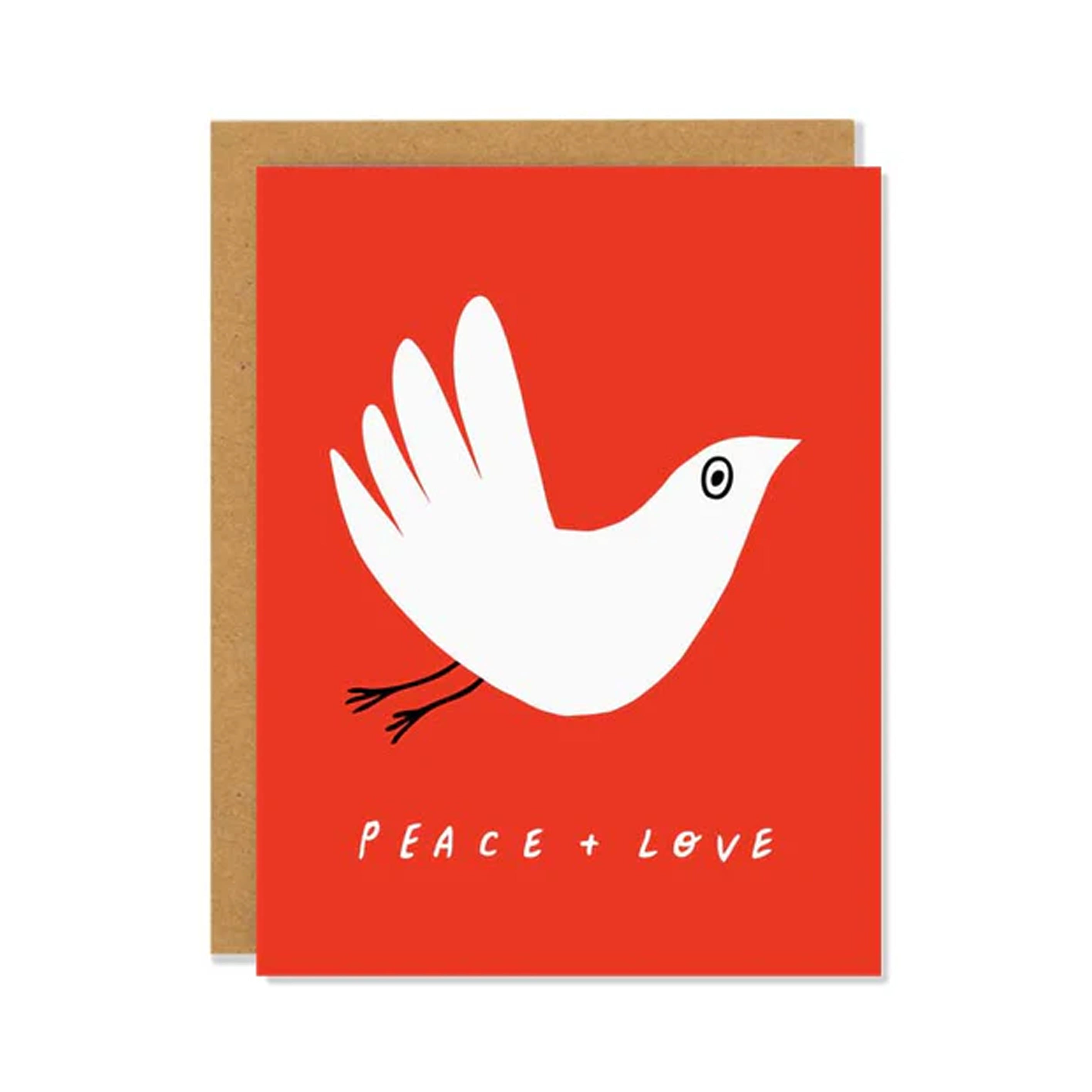 Christmas Card | Peace & Love | Badger & Burke