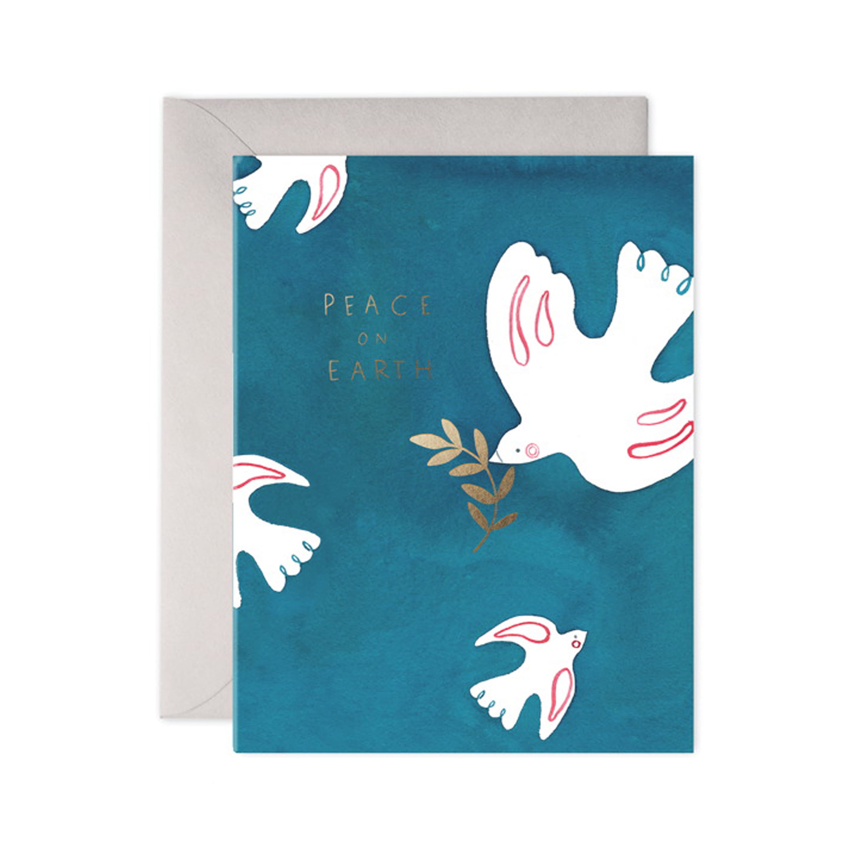 Christmas Card | Peace Doves | E.Frances Paper