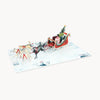 Christmas Card | 3D Pop Up Card | Christmas Sleigh | UWP Luxe