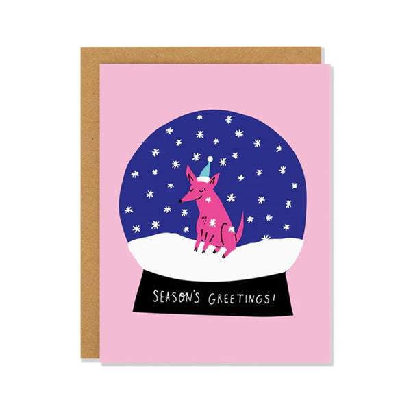 Christmas Card | Snow Globe | Badger & Burke