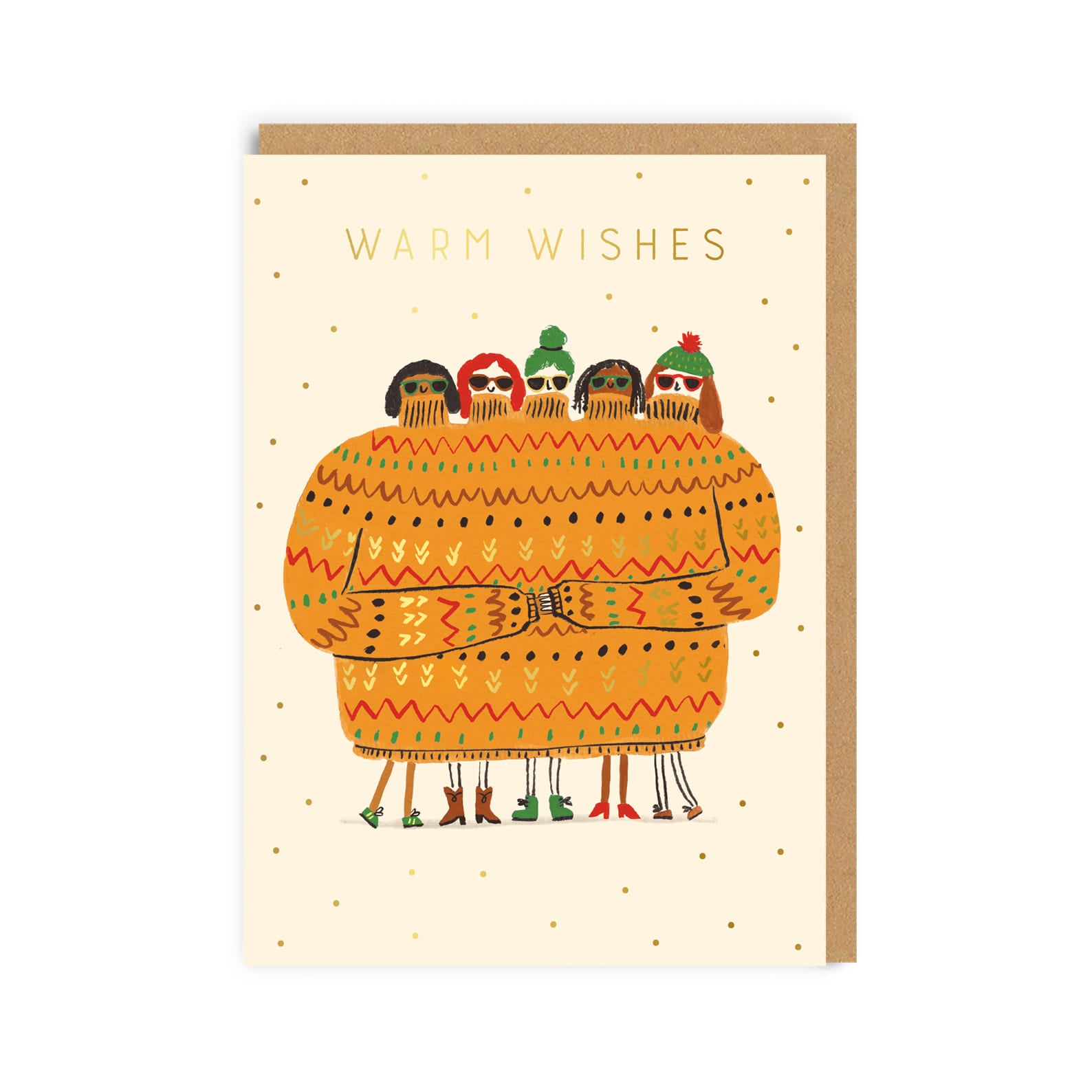 Christmas Card | Warm Wishes Jumper | Ohh Deer