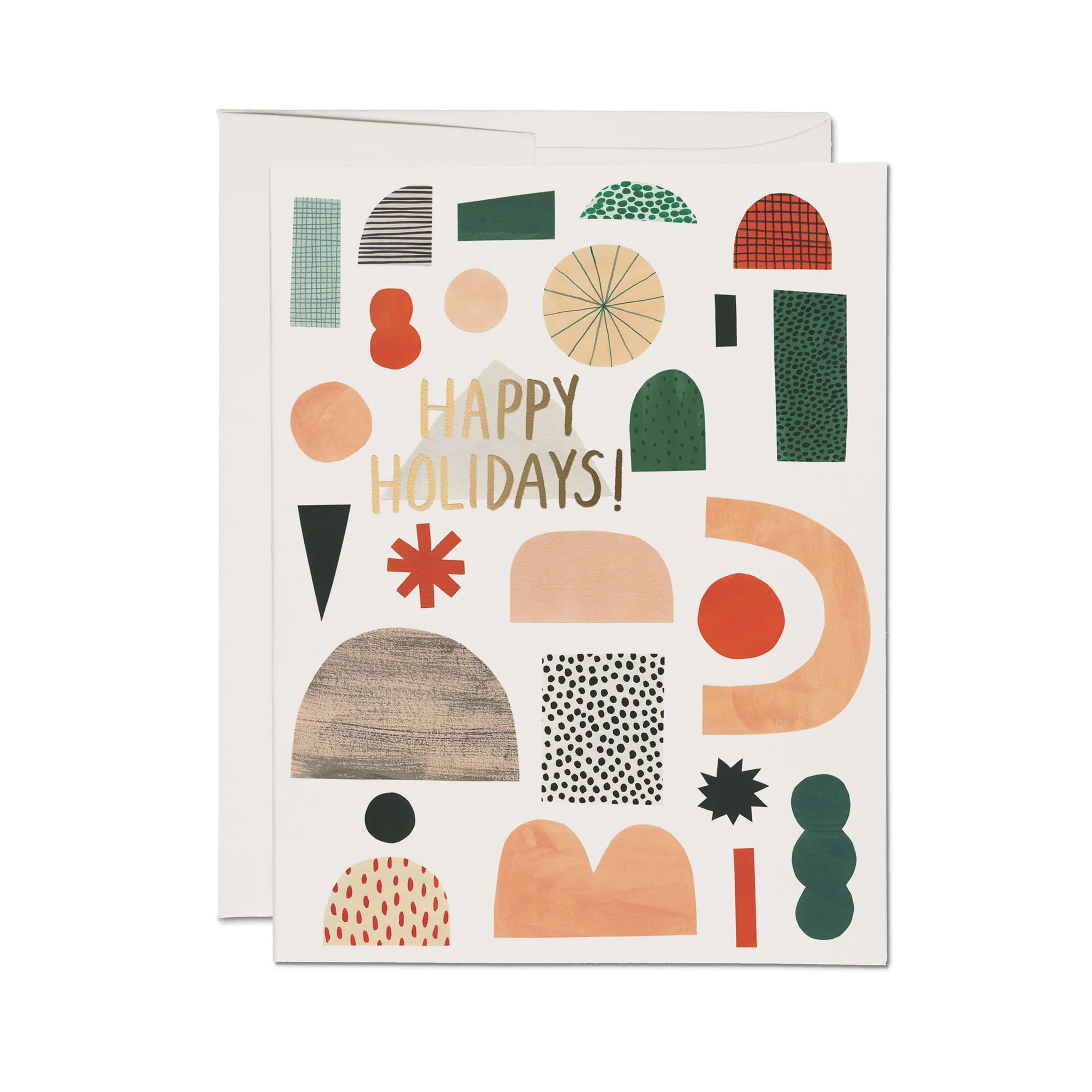 Christmas Card | Christmas Shapes | Red Cap Cards