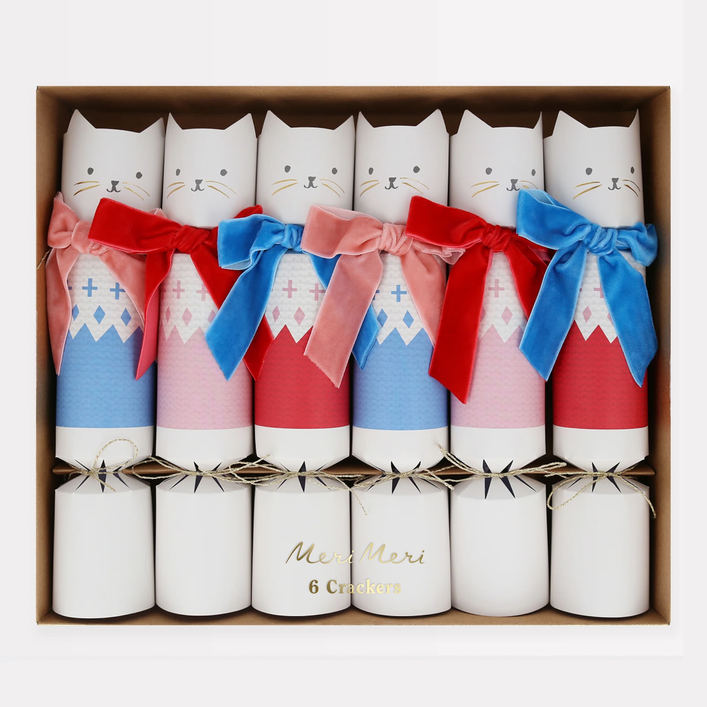 Christmas Crackers | Velvet Bow Cat | Meri Meri