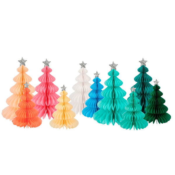 Christmas Decoration | Rainbow Forest Honeycomb | Meri Meri