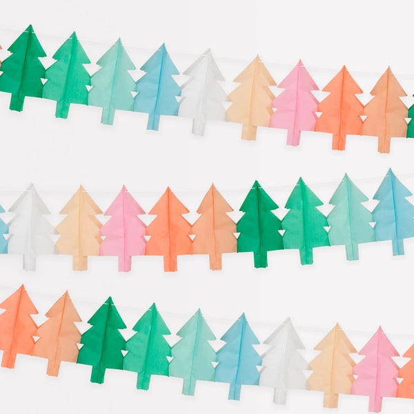 Christmas Decoration | Garland | Tissue Paper Christmas Tree | Meri Meri